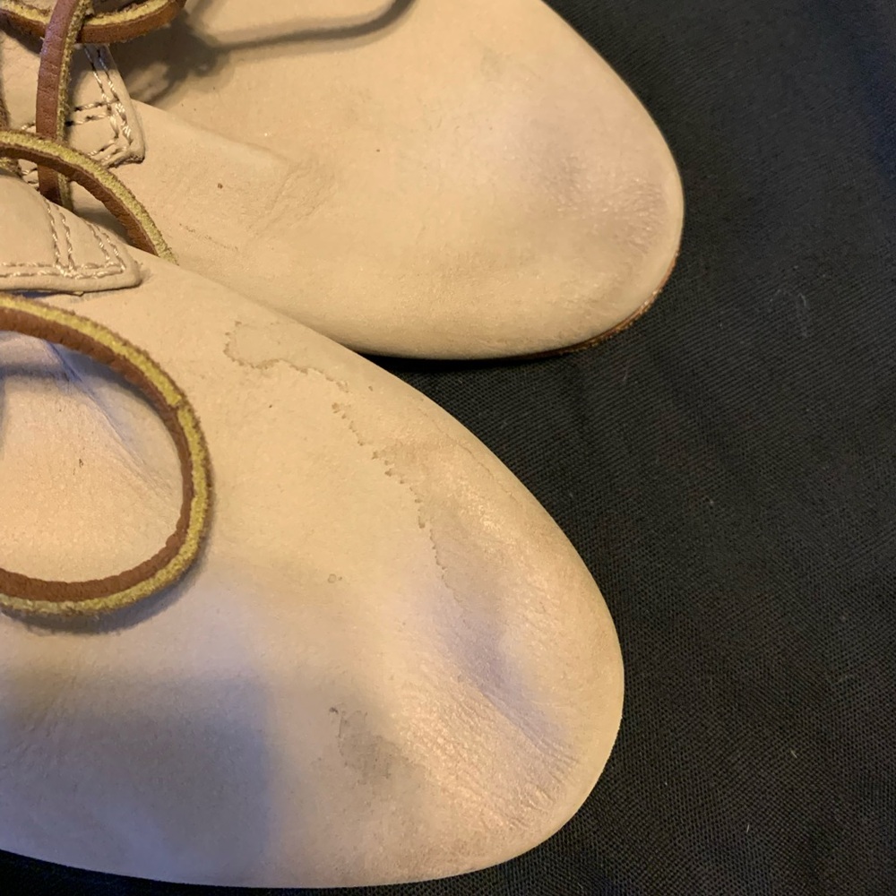 Frye light grey Leather Oxford - Picture 8 of 10